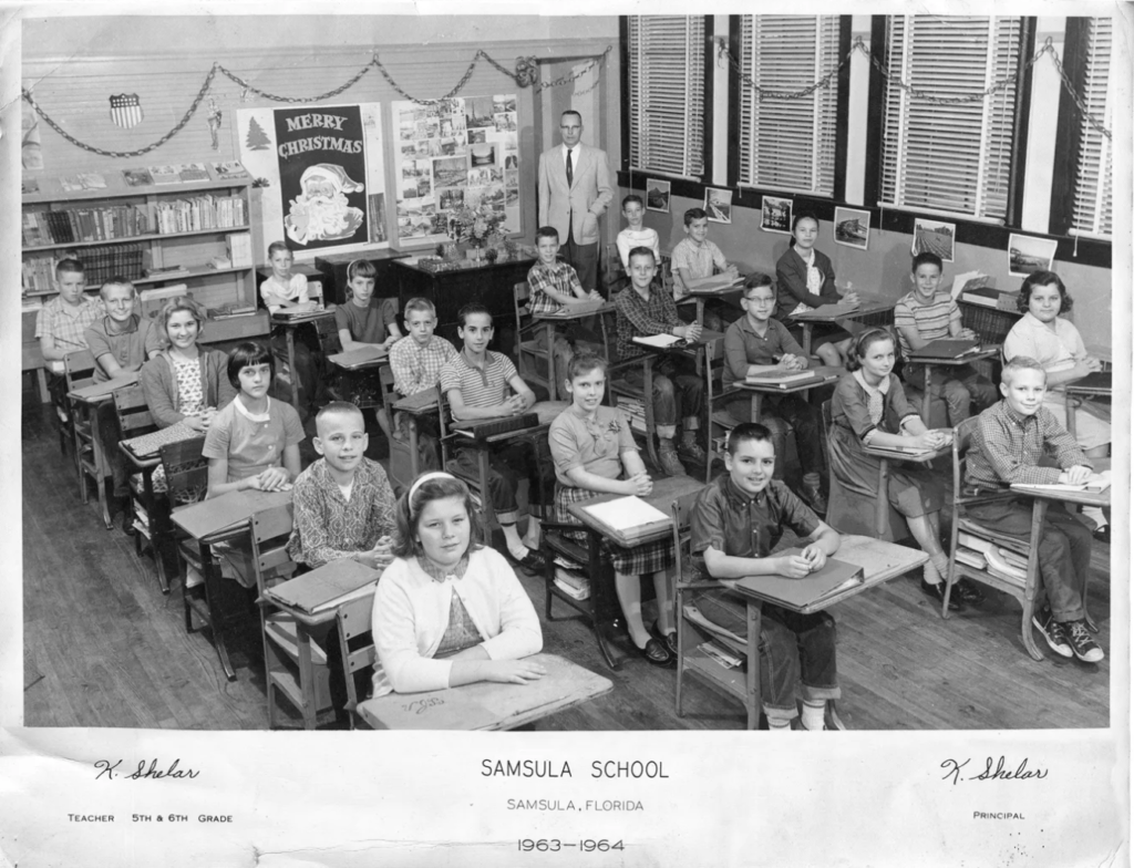 historical photo of samsula academy from samsulahistory.net